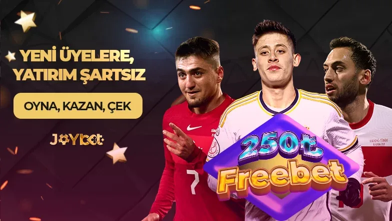 Yenı üyelere 250₺ freebet