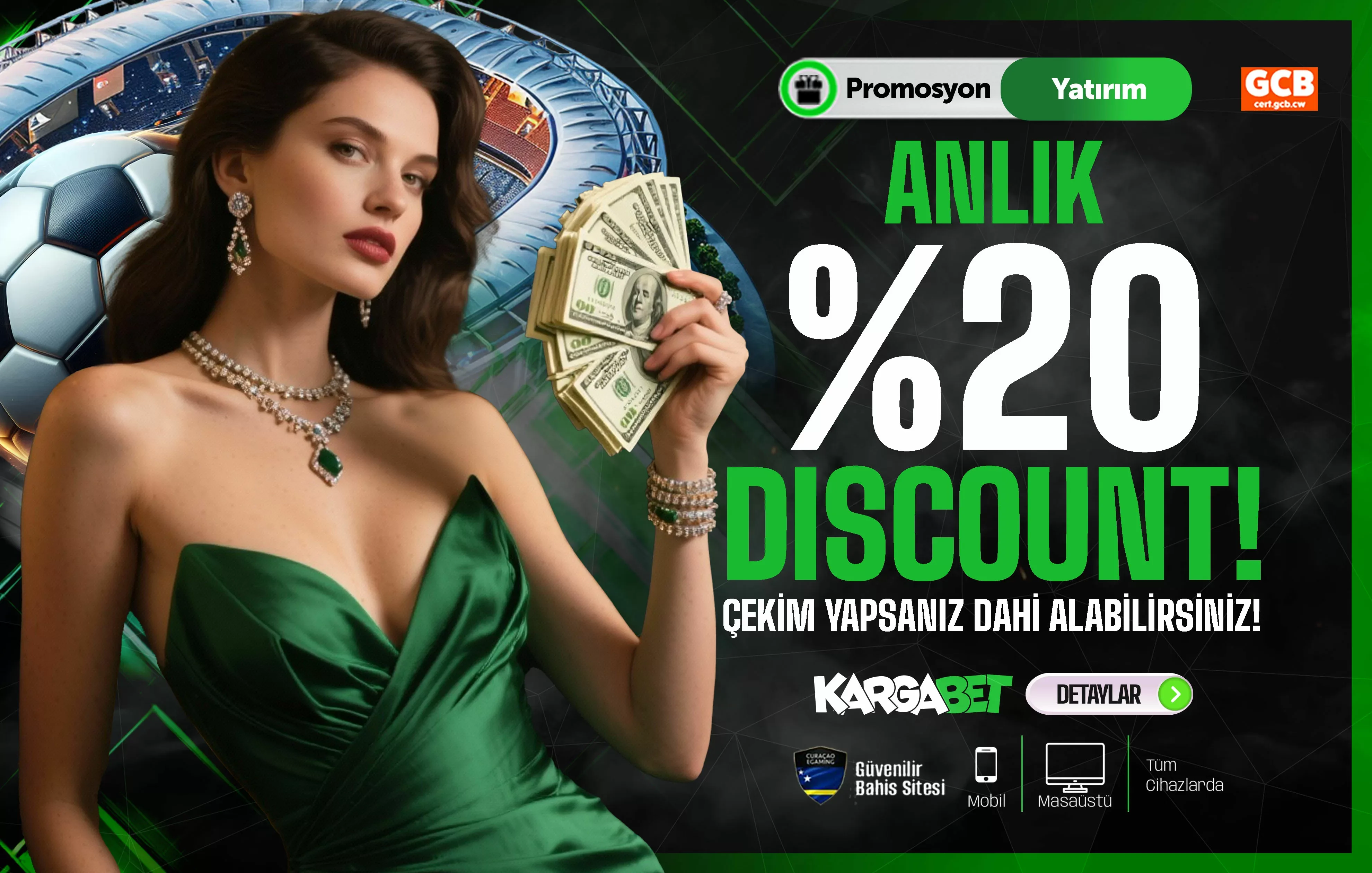Anlık %20 discount