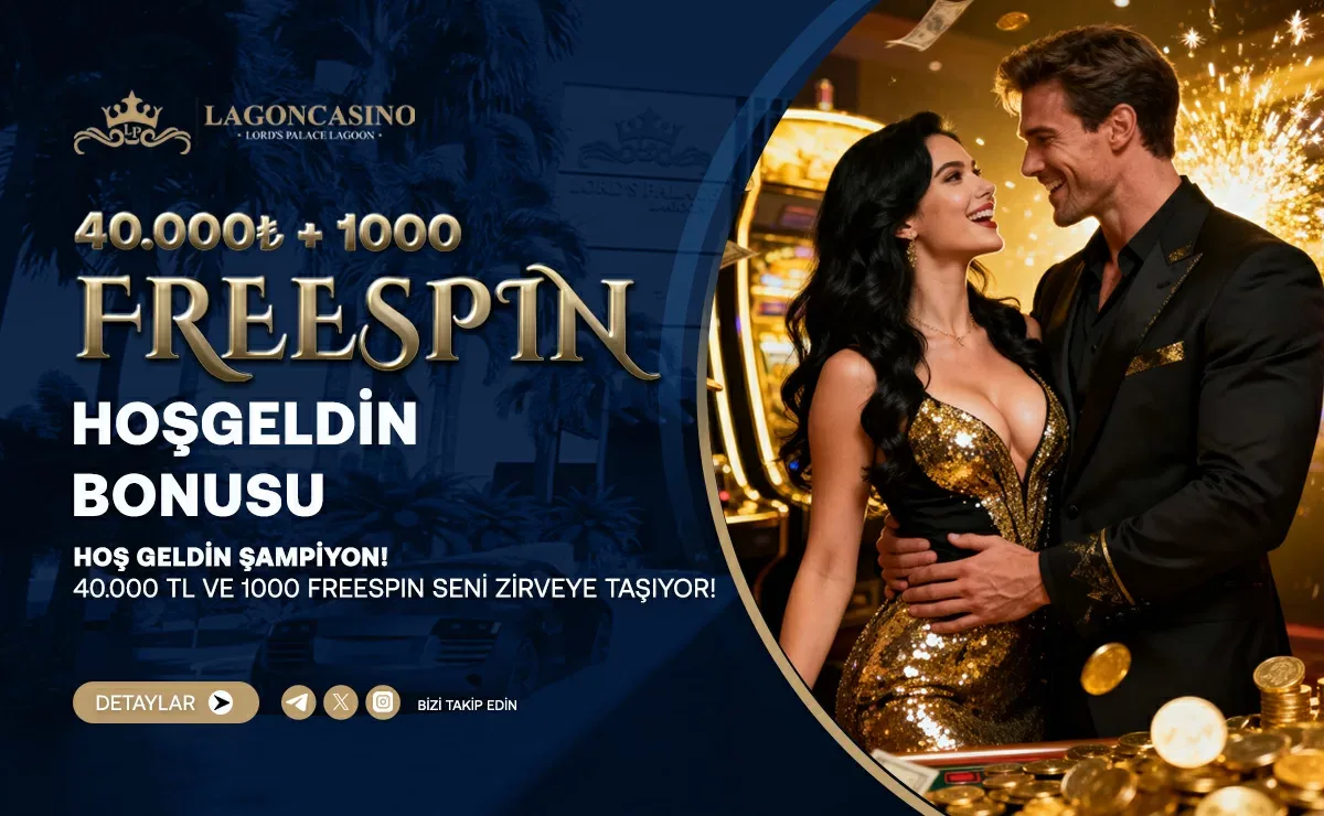 40.000 + 1000freespın hoşgeldin bonusu