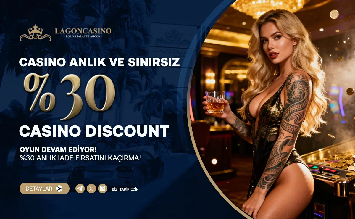 %30 casino anlık ve sınırsız dıscount