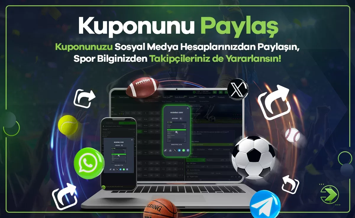 Kuponunu paylaş özelliği