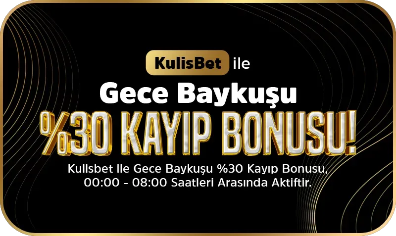 Gece baykuş %30 casino kayıp bonusu!