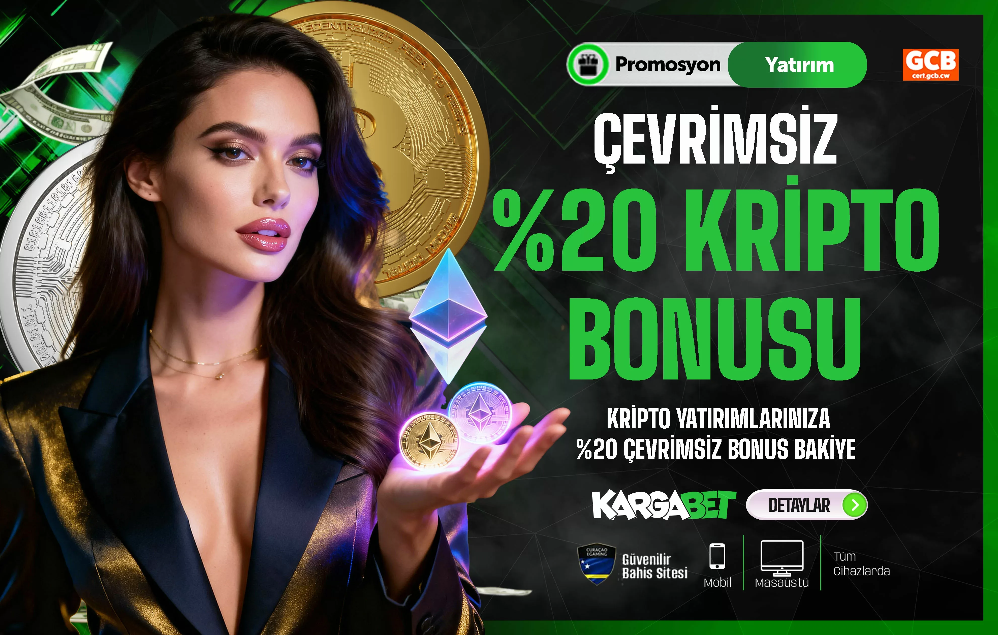 %20 çevrimsiz kripto bonusu