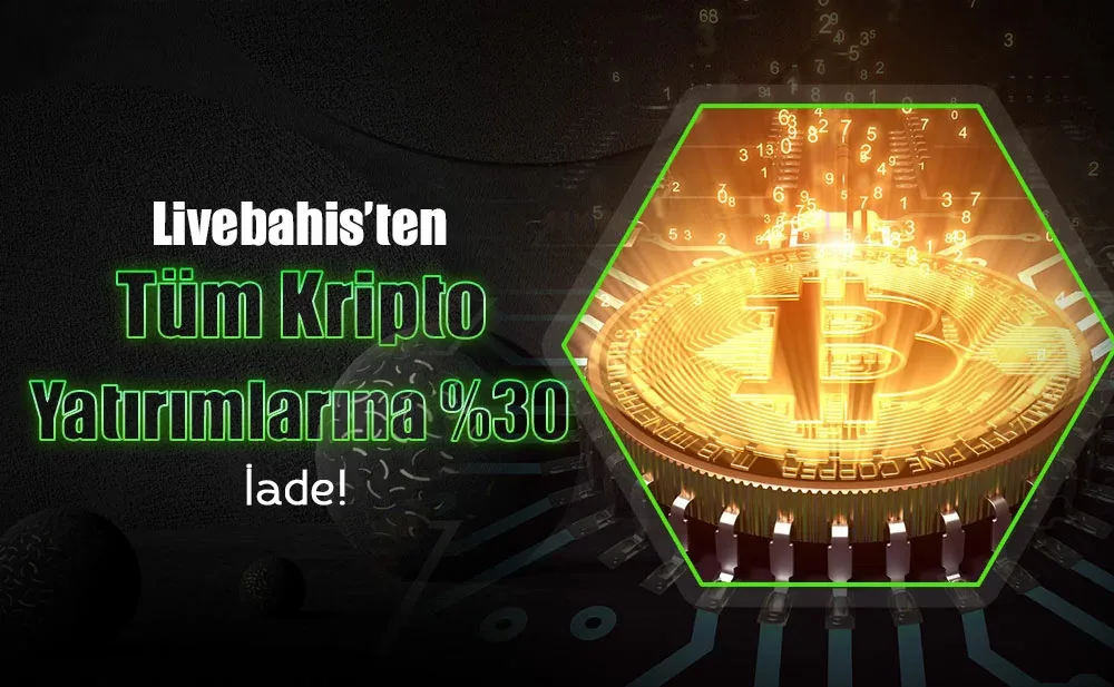 Kriptoya özel %30 cashback!