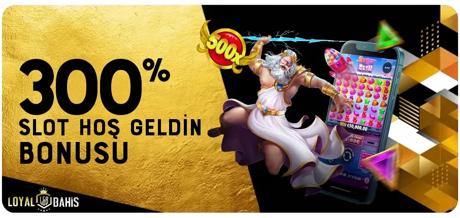 %300 slot hoşgeldın bonusu