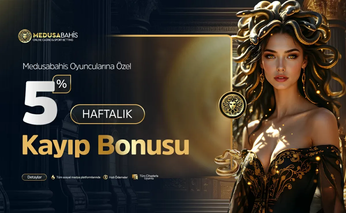 %5 haftalık kayıp bonusu!