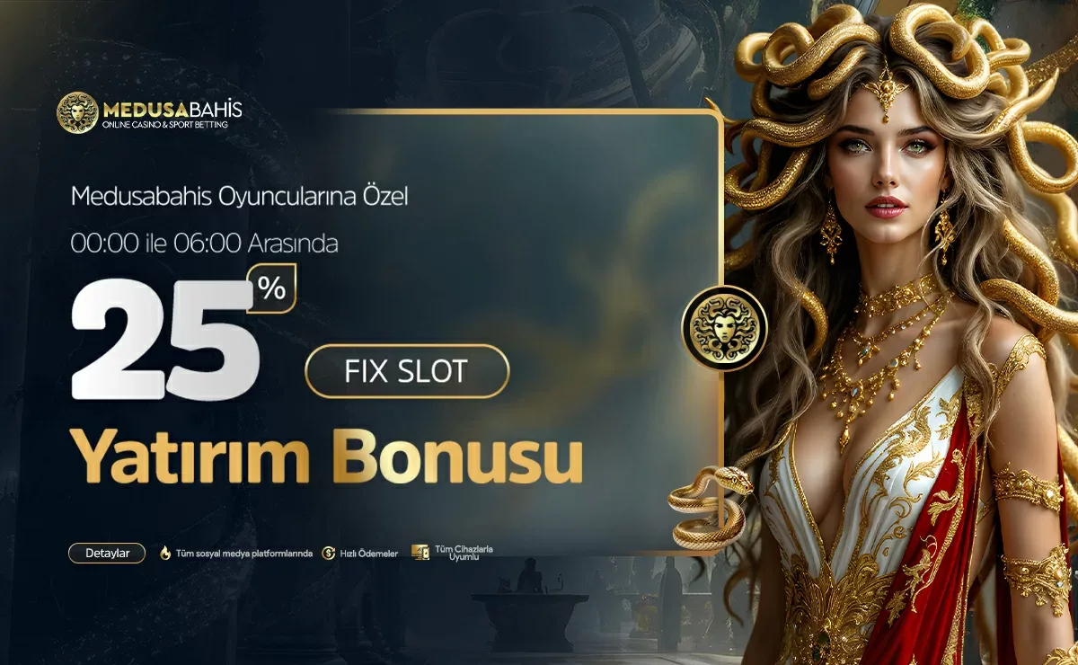 25% gece fix slot yatırım bonusu!