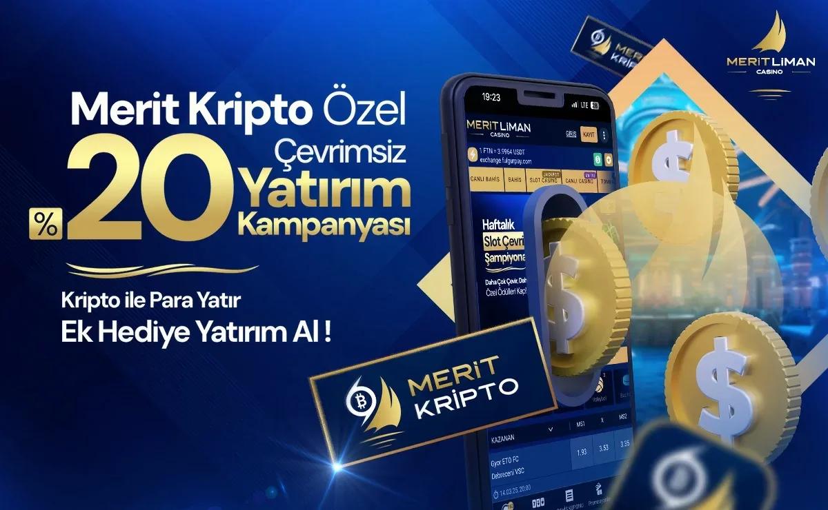 Merit kripto özel %20 çevrimsiz yatırım kampanyası