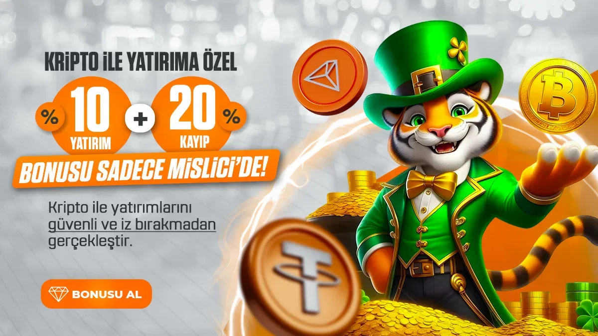 Kripto ile yatırıma özel %10 yatırım + %20 kayıp bonusu