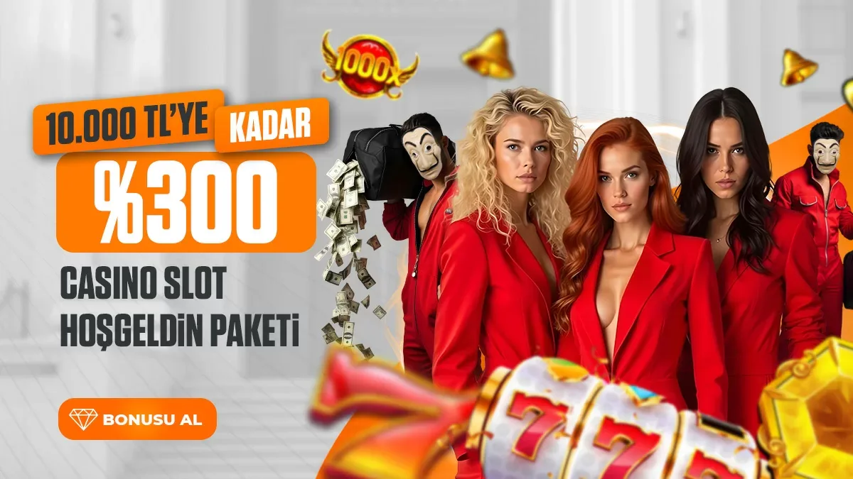 %300 10.000 tl'ye kadar casıno slot hoşgeldın bonus paketı