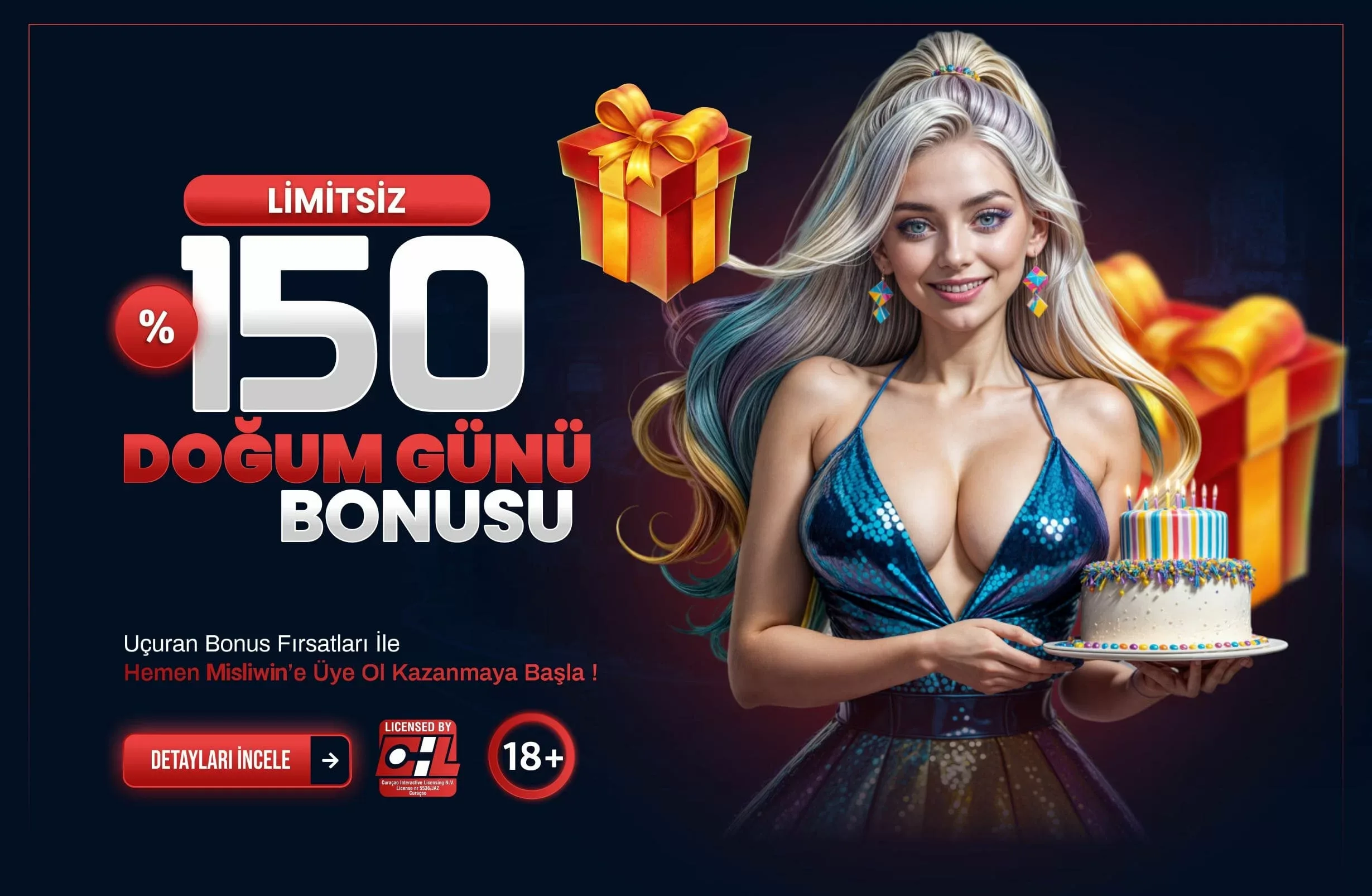 %150 dogum gunu bonusu