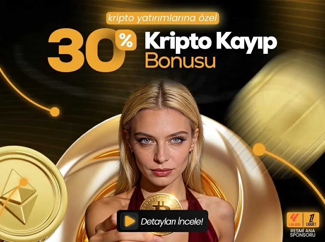 Kripto yatırımlara özel sabit %30 casino kayıp bonus