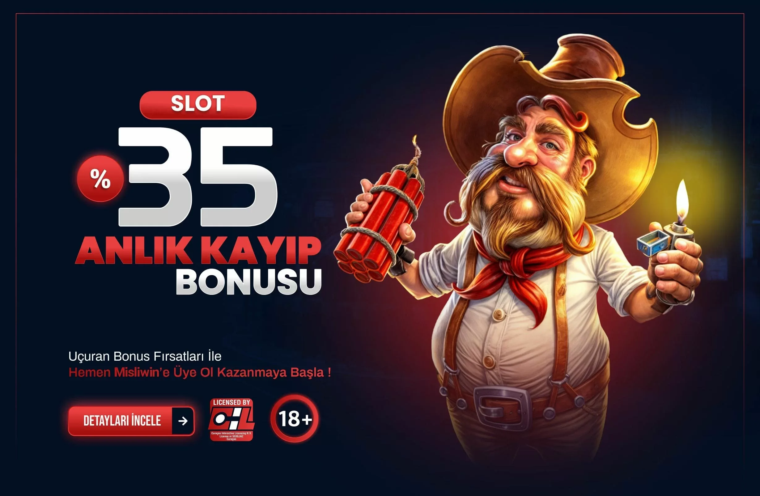 %35 slot kayıp bonusu