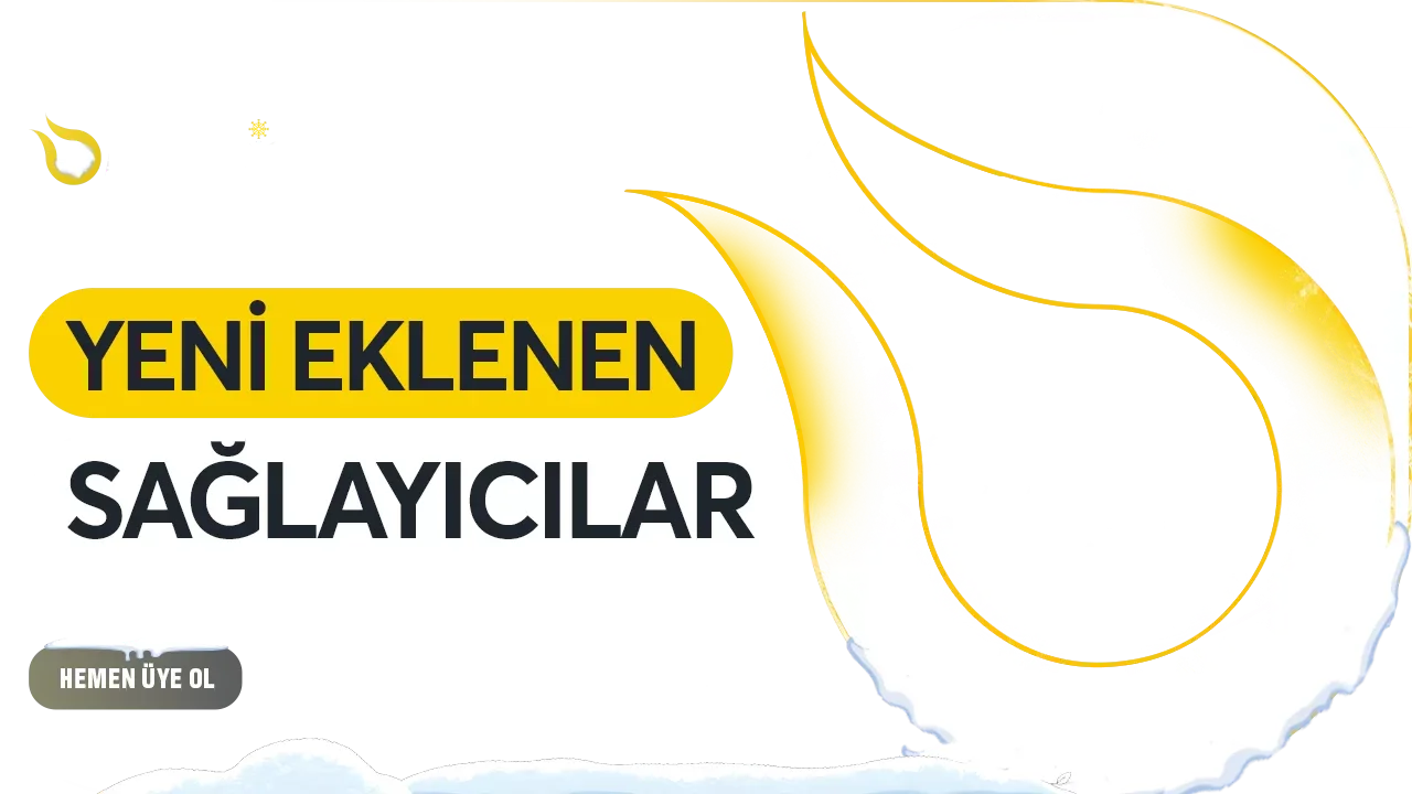 Yeni sağlayıcılar