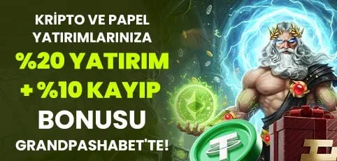 %20 yatırım + %10 kayıp bonusu