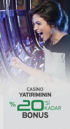%20 canlı casino yatırım bonusu