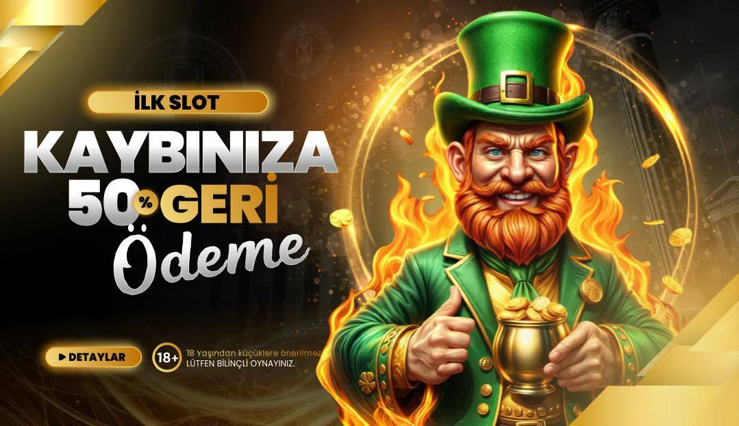 İlk slot kaybına %50 geri iade
