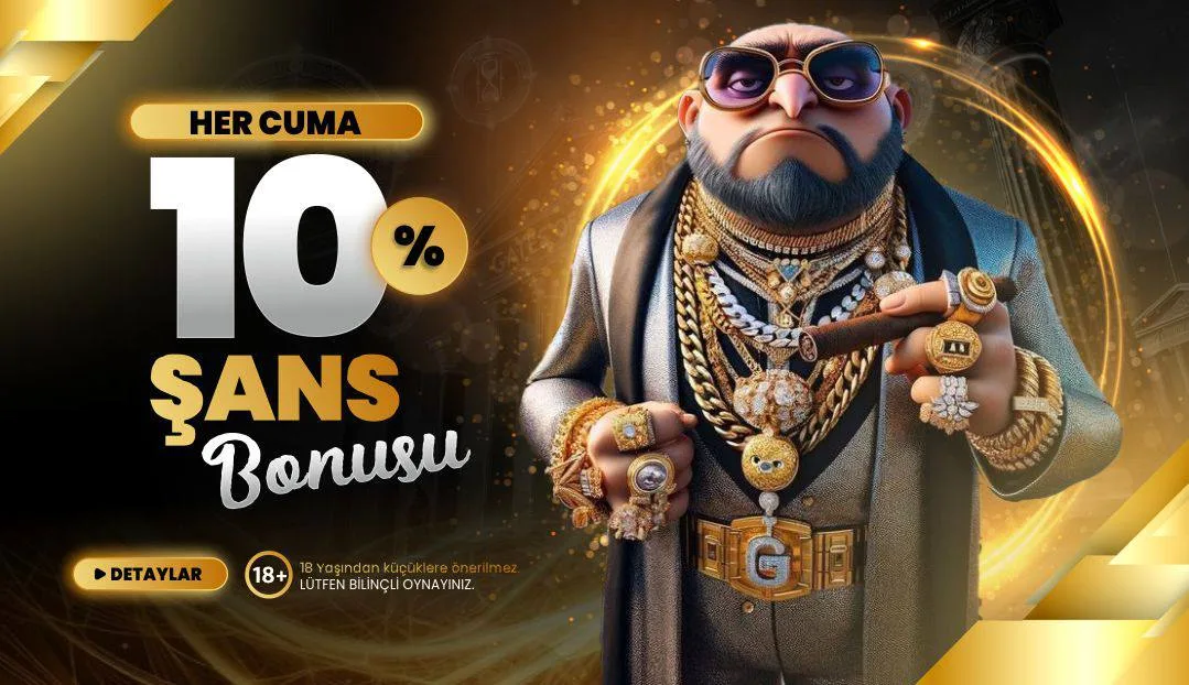 Her cuma %10 şans bonusu