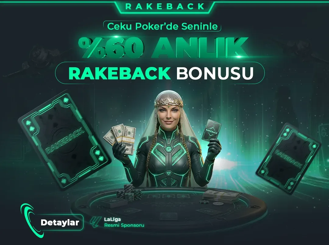 %60 rakeback bonusu