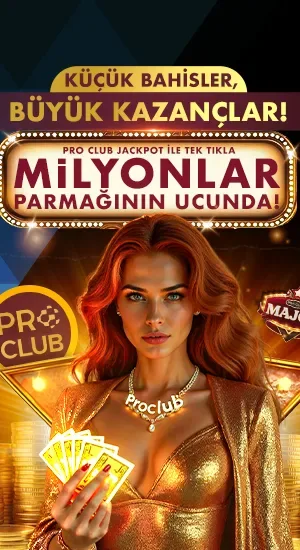 Pro club jackpot'tan ödül kazanmak çok kolay