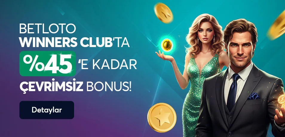 Oynadıkça kazandıran
betloto wınners club'a hoşgeldin