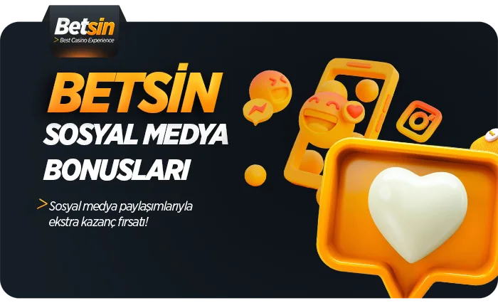 Sosyal medya bonusları | bizi takip et