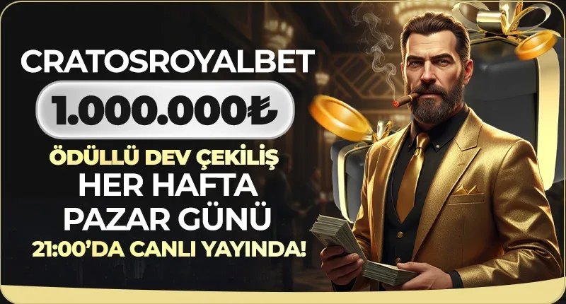 Her hafta 1 000 000 tl ödüllü çekiliş