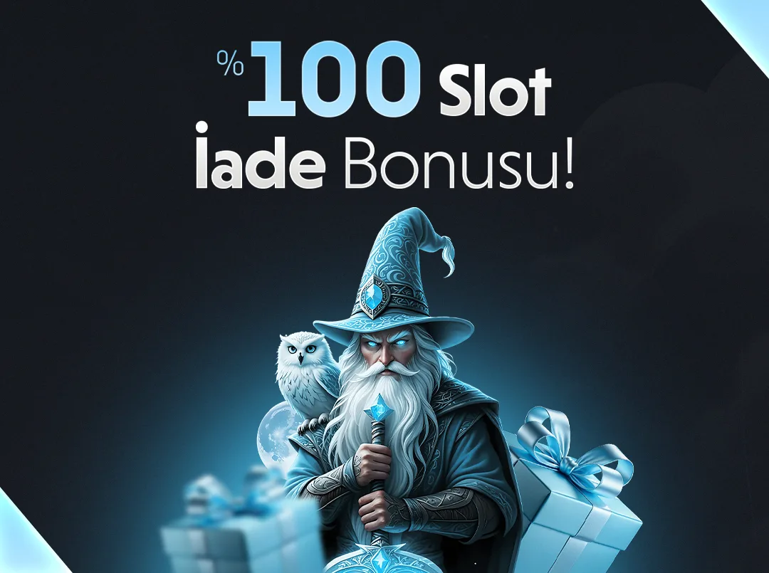 %100 slot bonusu!