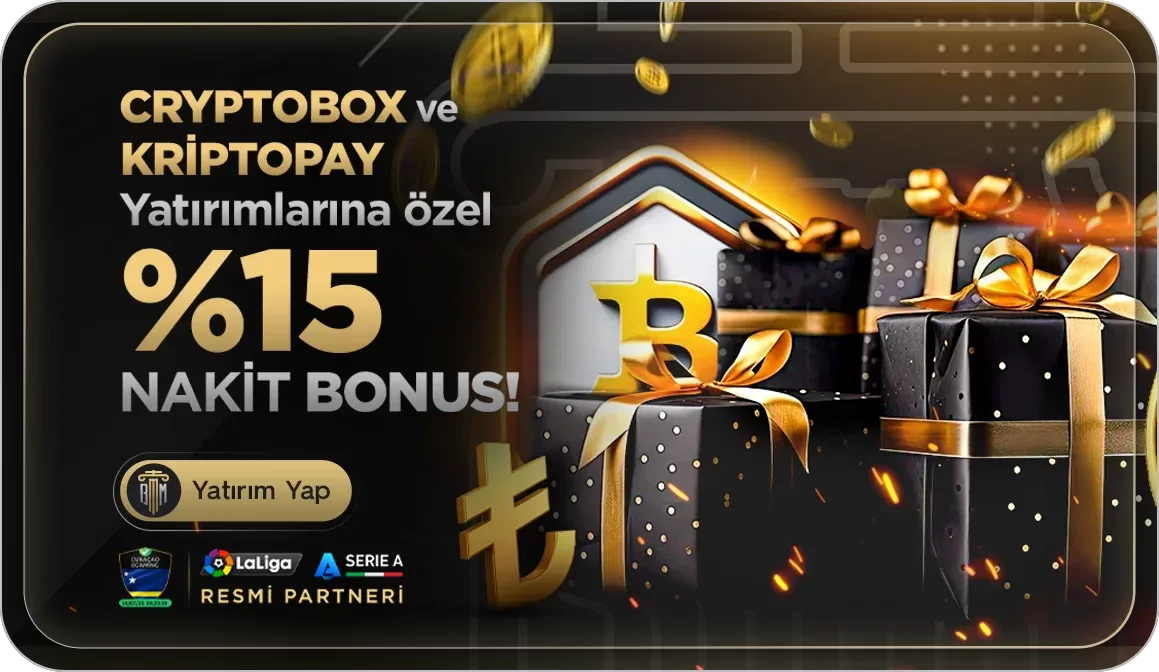 Kripto yatırımına özel %15 nakit bonus