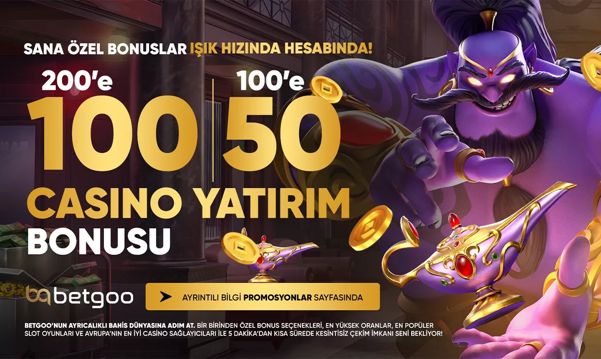 200tl'ye 100 tl casıno yatırım bonusu