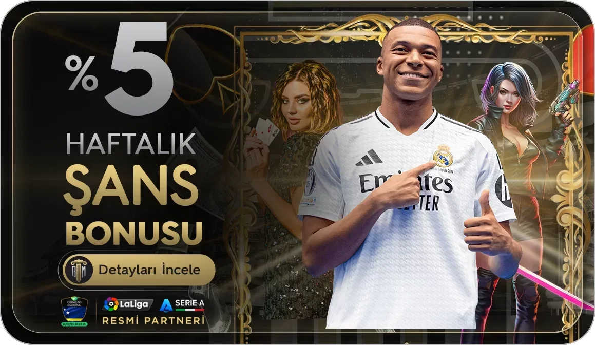 %5 haftalık kayıp jest bonusu