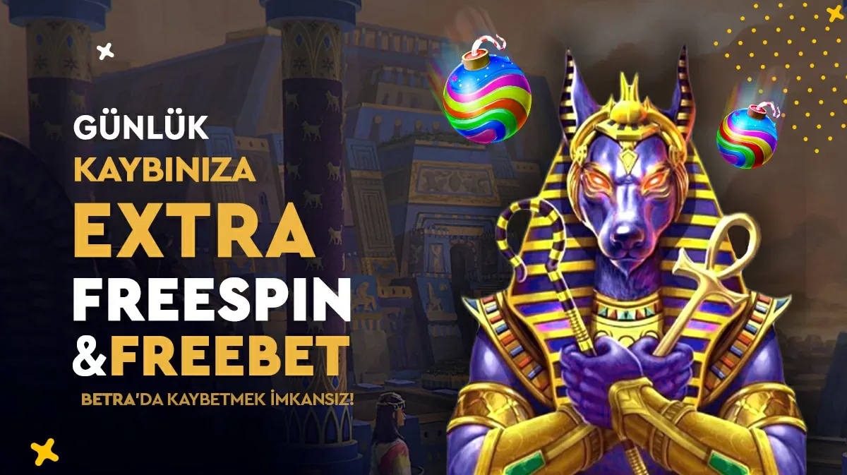 Günlük kayıba extra freespin&freebet