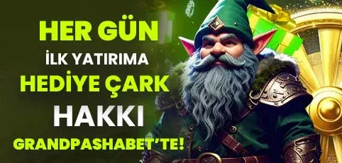 Her gün ilk yatırıma çark hakkı hediye!