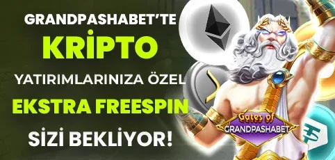 Kripto yatırımlarınıza özel freespin hediye !