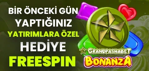 Grandpashabet'te ekstra freespın hediye!