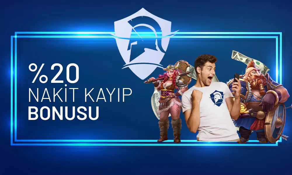 %20 nakit kayıp bonusu