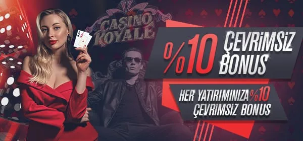 %10 çevrimsiz yatırım bonusu