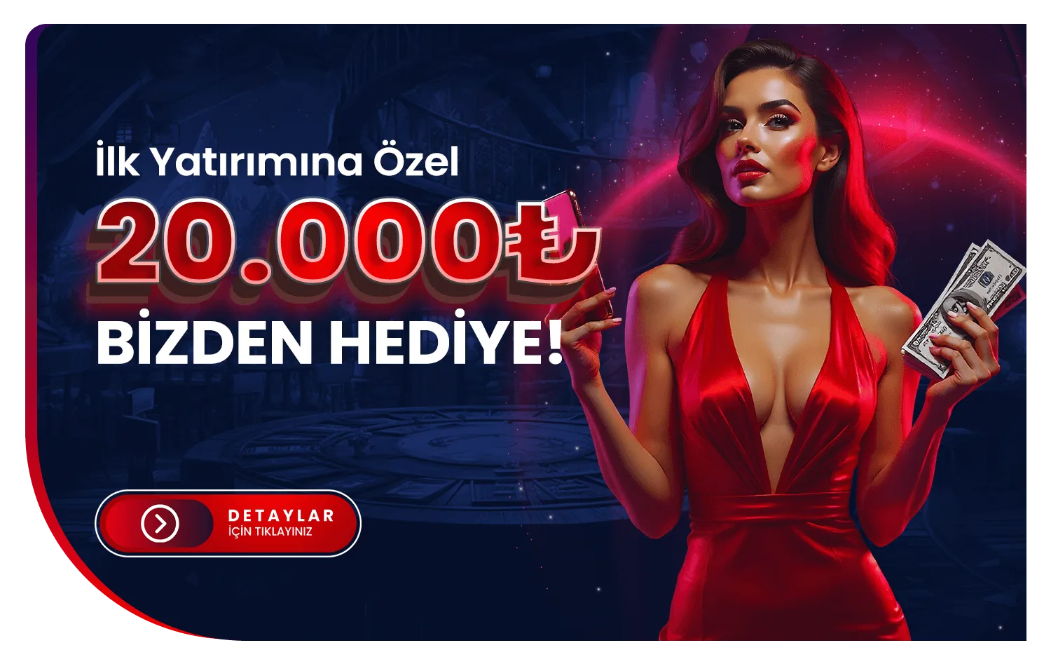 İlk yatırıma özel 20.000tl hediye !