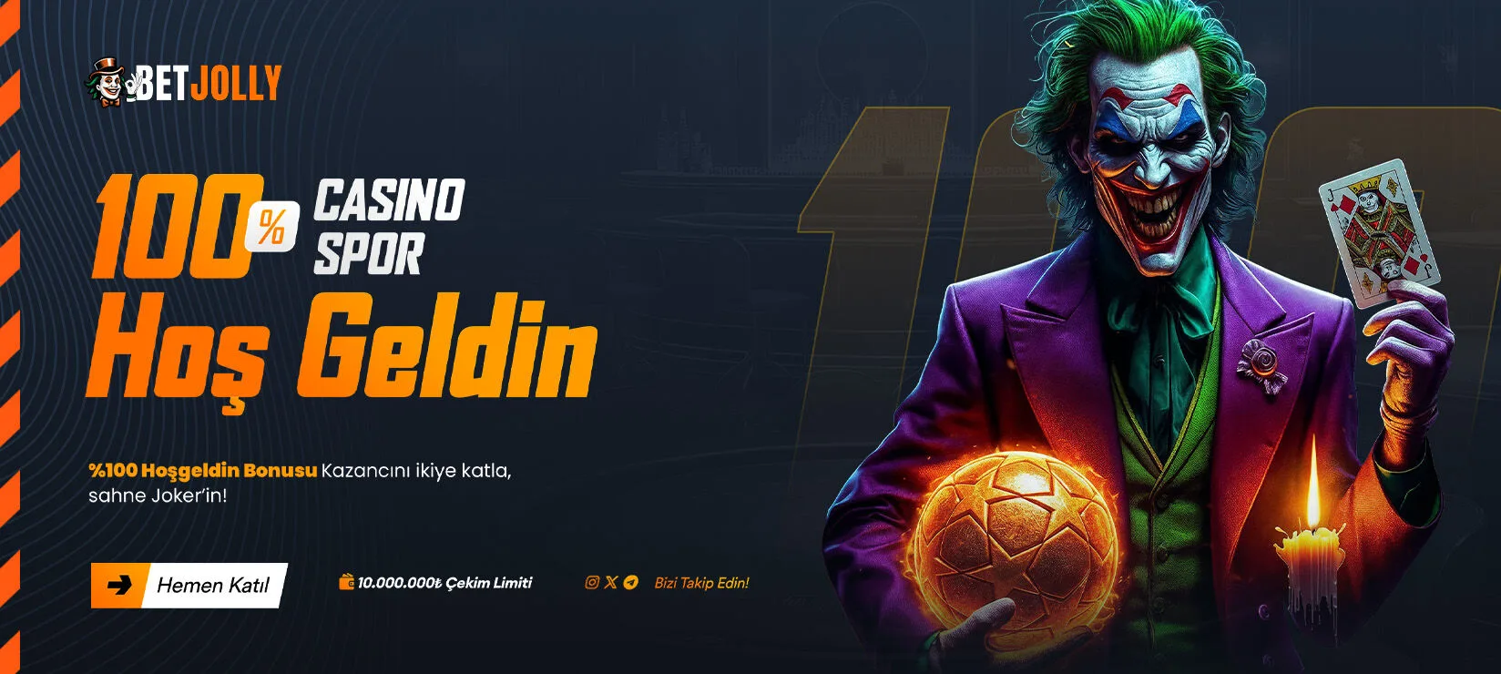 %100 hoş geldı̇n bonusu