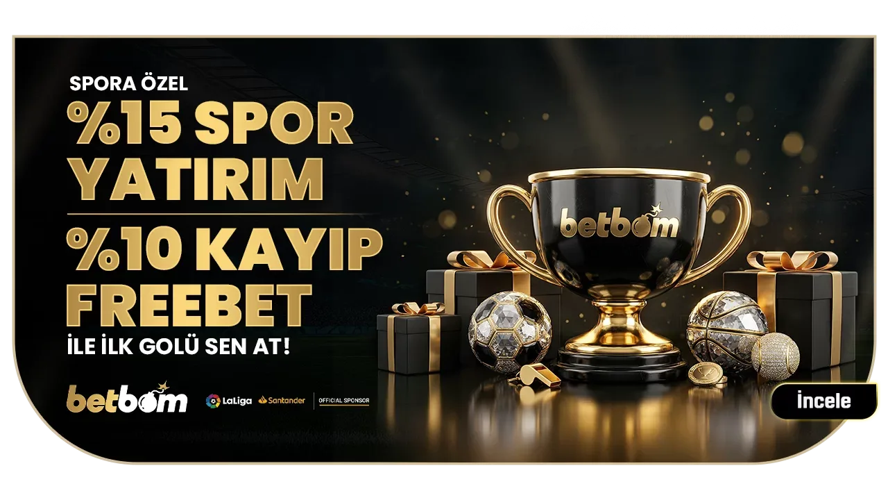 Spor alanında çevrimsiz %15 yatırım bonusu + %10 kayıp freebet
