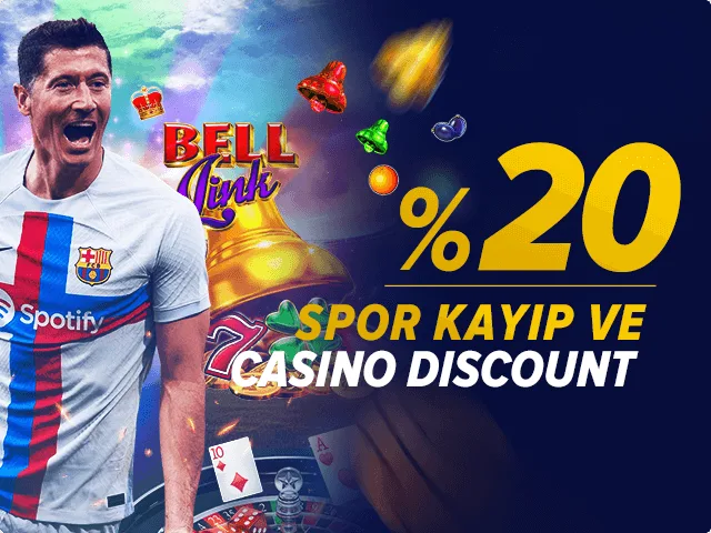 %20 spor kayıp ve casıno dıscount