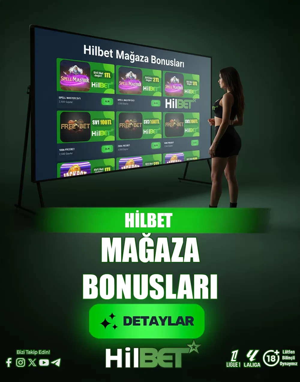Hilbet mağaza bonusları