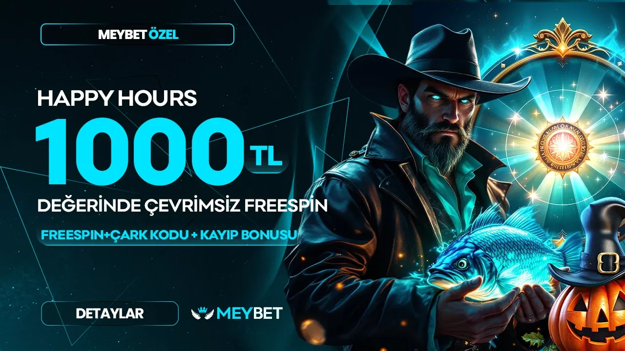 Meybet'ten 1000₺ değerinde freespın hediye !