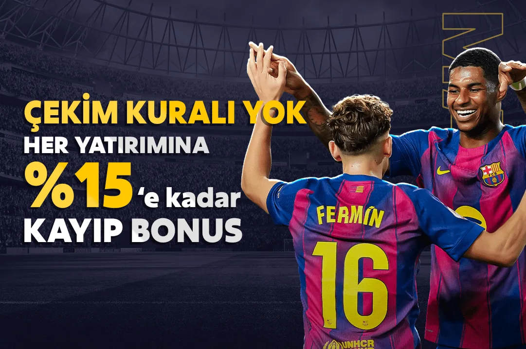 %15 anlık spor kayıp bonusu