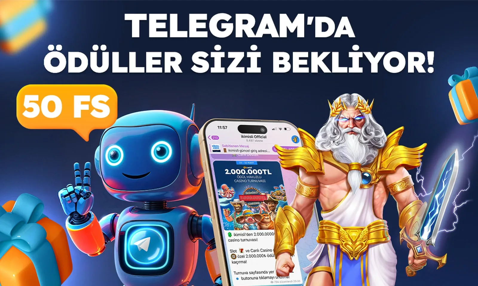 Telegram botuna katıl, sürpizleri kaçırma