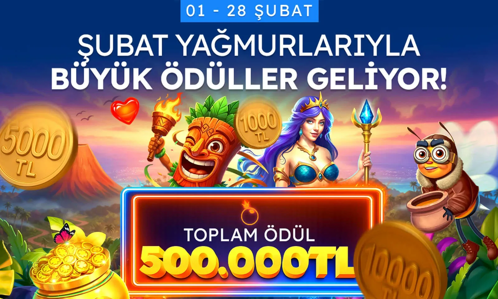 Toplam odul 500.000tl