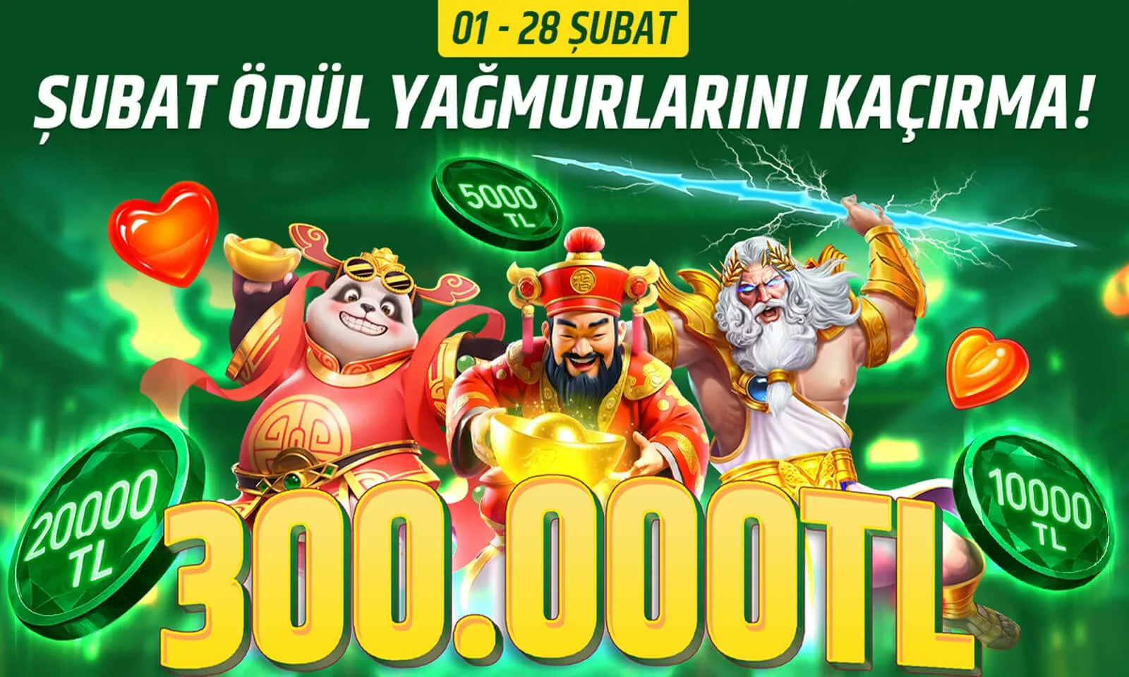 Toplam ödül 300.000tl