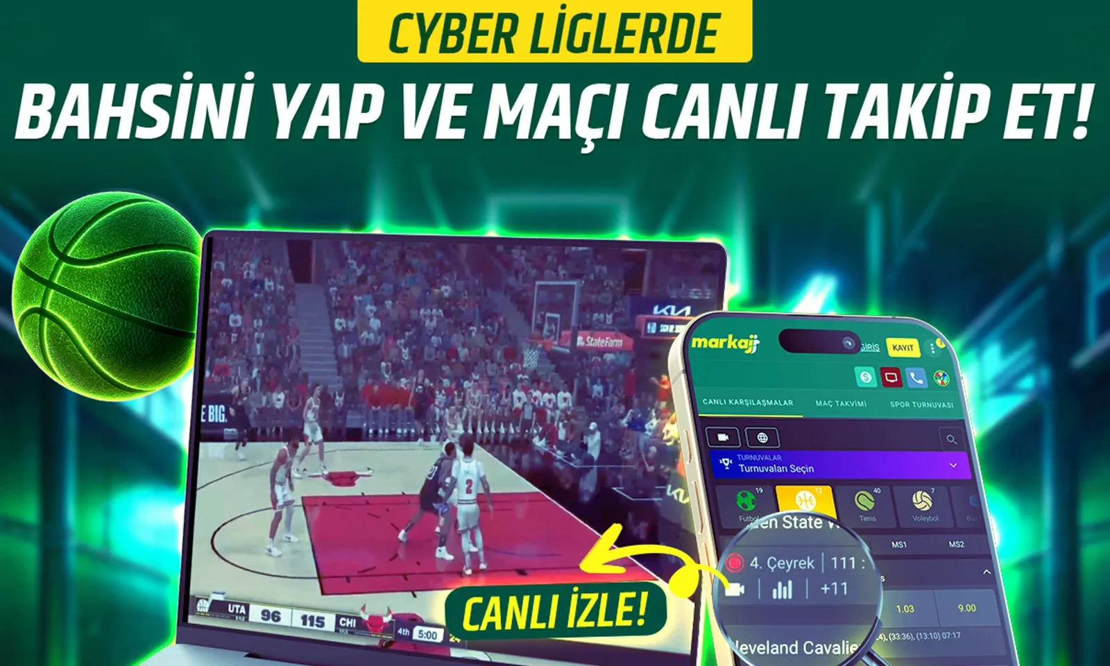 Bahis yap ve maçı izle