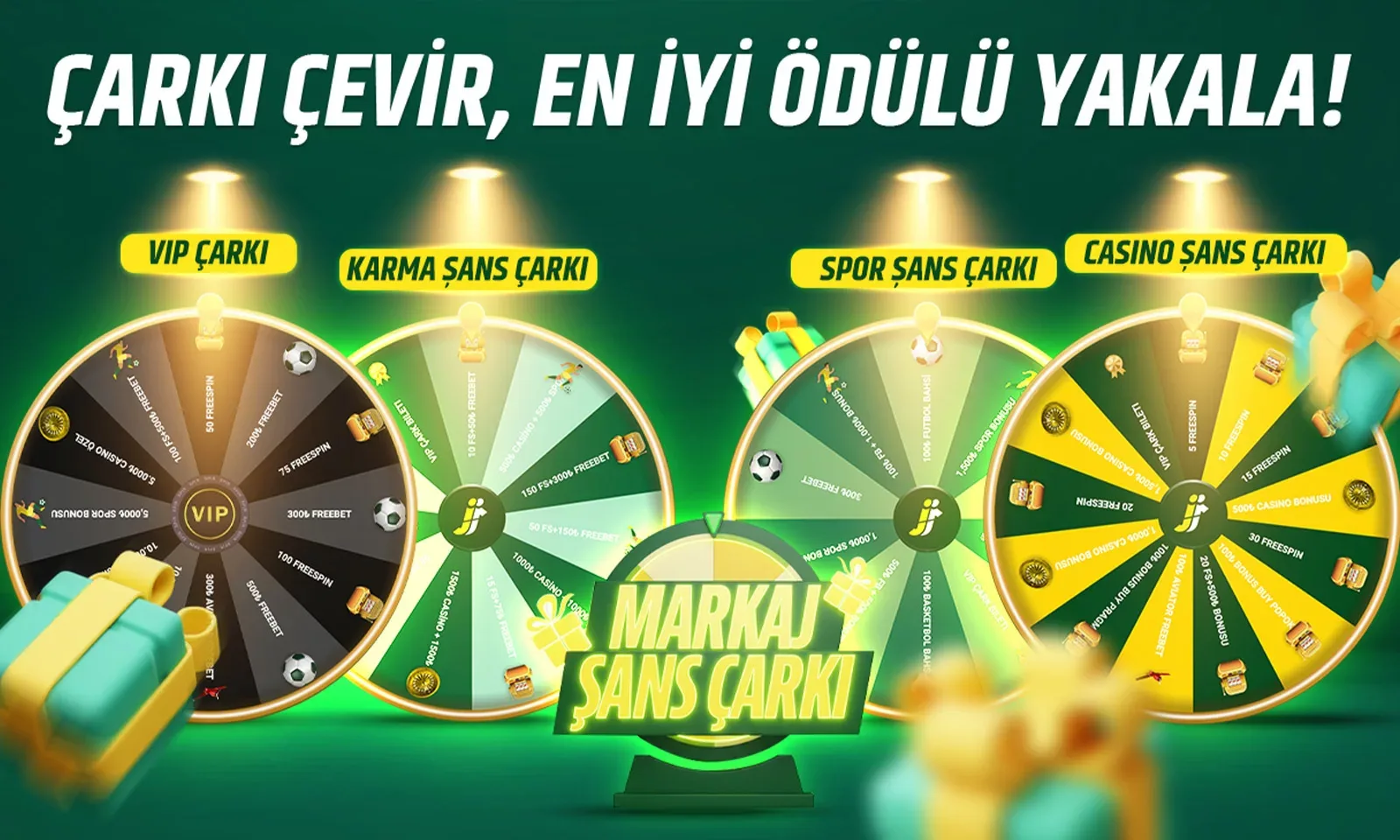 Şans çarkı özel