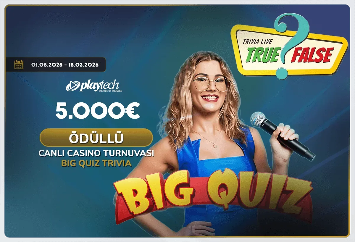 Playtech lıve - bıg quız trıvıa